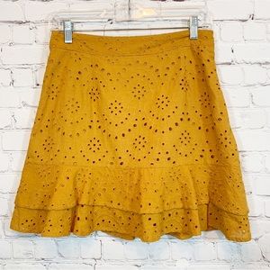 Fashion on Earth skirt mustard yellow